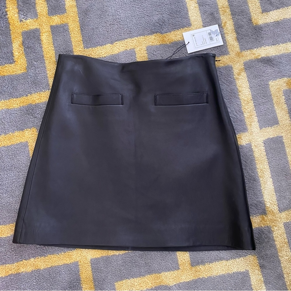 NWT Theory leather skirt size 8